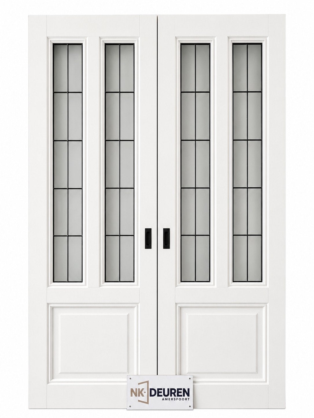 Luxe Ensuite deuren Glas in Lood (156x231,5) Z.G.A.N., Ophalen of Verzenden, Glas, Binnendeur, 200 tot 215 cm