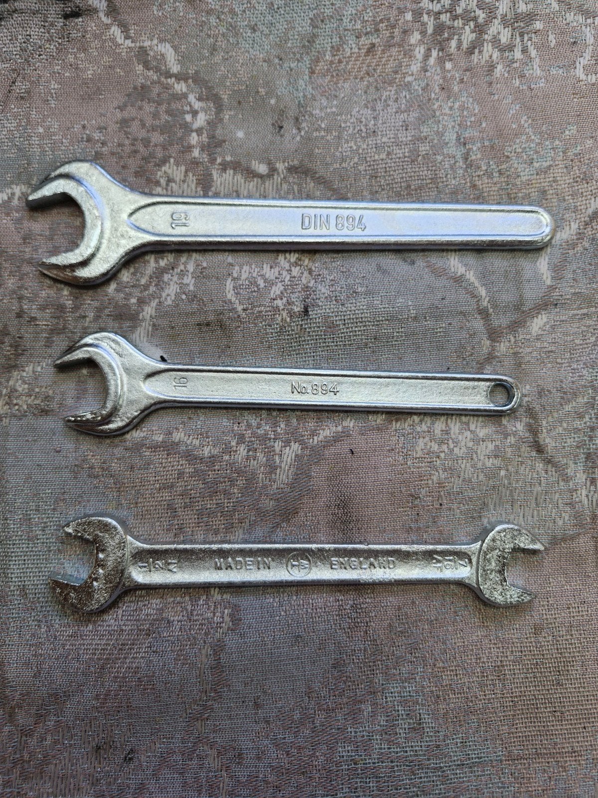 Din 894 steeksleutels maat 16 en 19mm., Ophalen of Verzenden