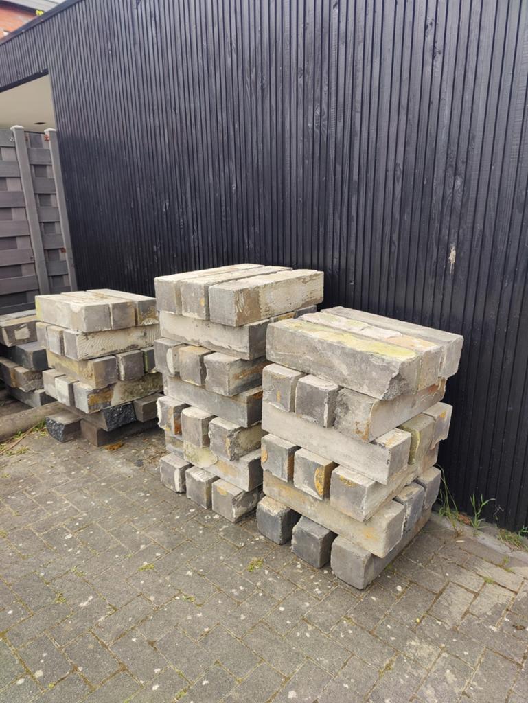 Betonnen stapelblokken, Ophalen, Gebruikt, Minder dan 100 cm, Minder dan 25 cm