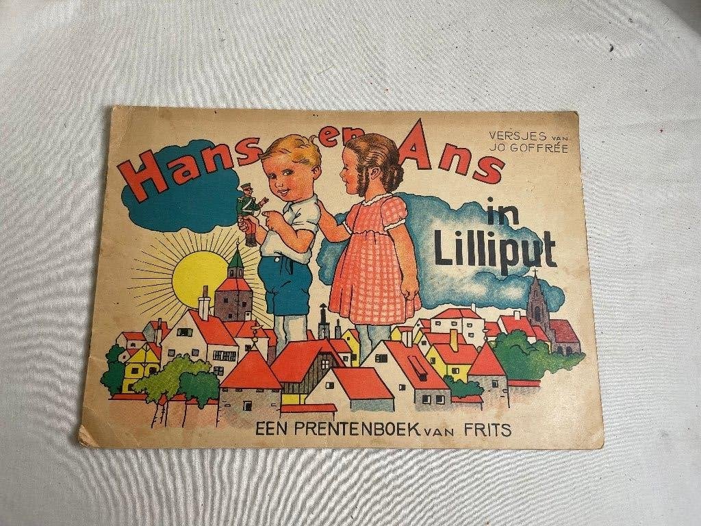 Hans en Ans in Lilliput Jo Goffree versjes 1925, Antiek en Kunst, Ophalen of Verzenden, Jo Goffree