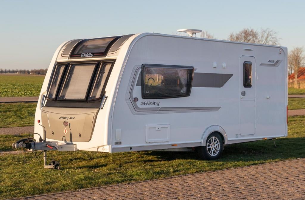 Elddis affinity 482 2017 Alde/Alko/Voortent/1steEigenaar/Ond, Tot en met 2, Bedrijf, 5 tot 6 meter, Overige