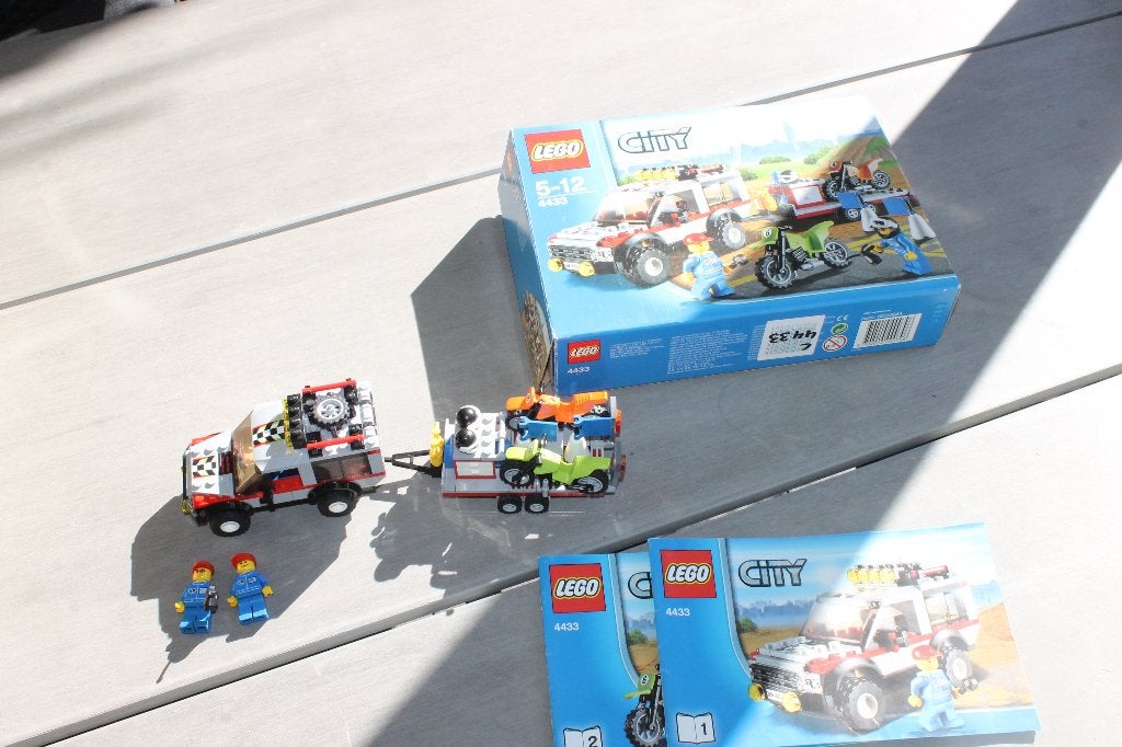 lego city crossmotorteam 4433, City, Inclusief instructies, Lego, Ophalen of Verzenden