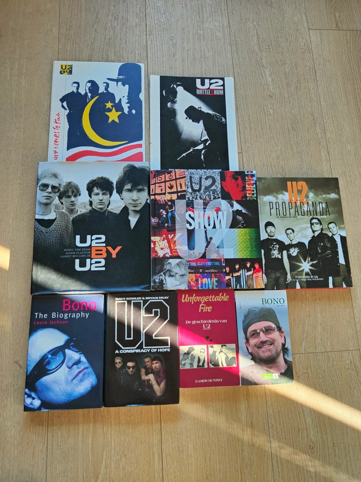 Mooie U2 boekenverzameling, Boeken, Muziek, Ophalen of Verzenden, Zo goed als nieuw, Artiest