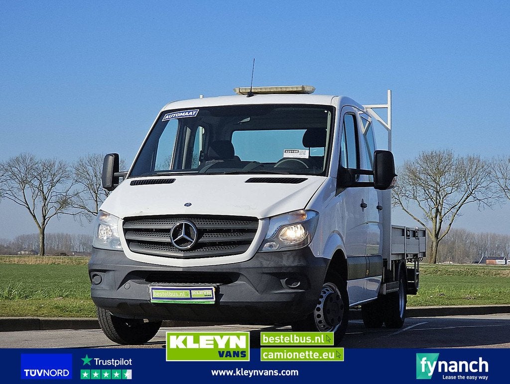 MERCEDES-BENZ SPRINTER 513 dubbel cabine euro6, Auto's, Automaat, Gebruikt, Euro 6, 129 pk