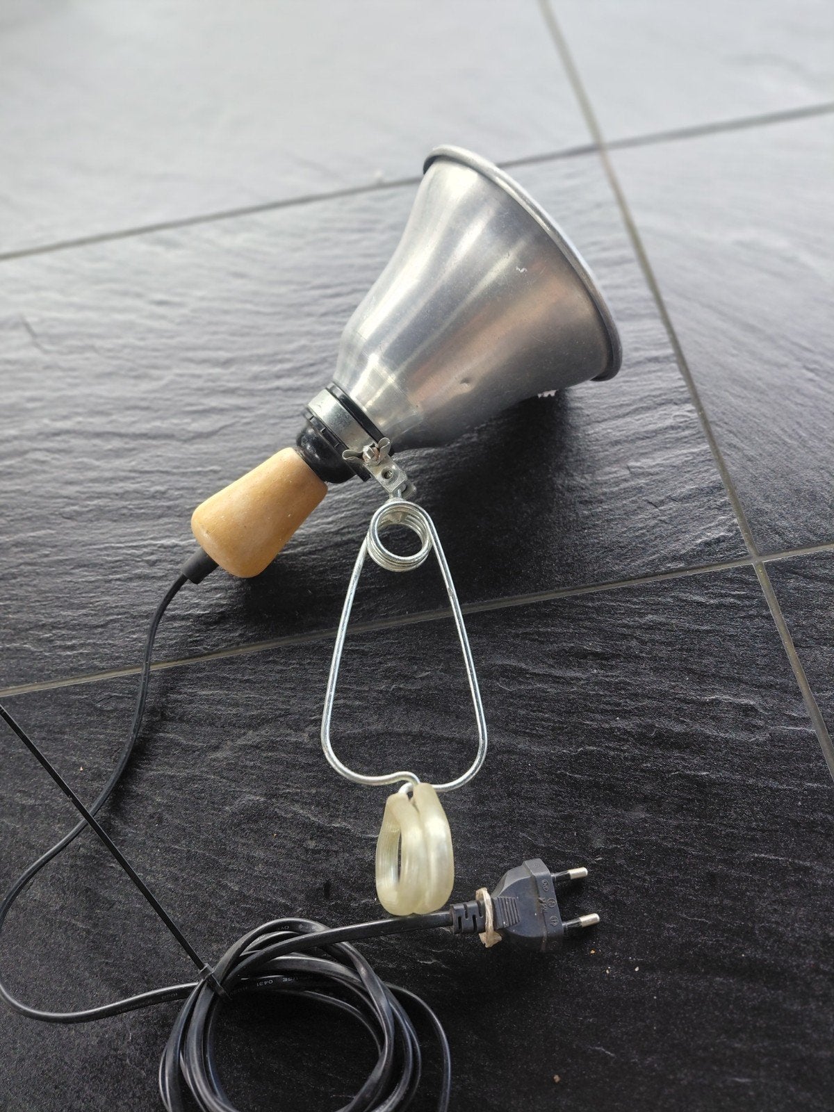 Vintage Retro Werklamp met Klem - Functioneel en Stijlvol, Ophalen of Verzenden