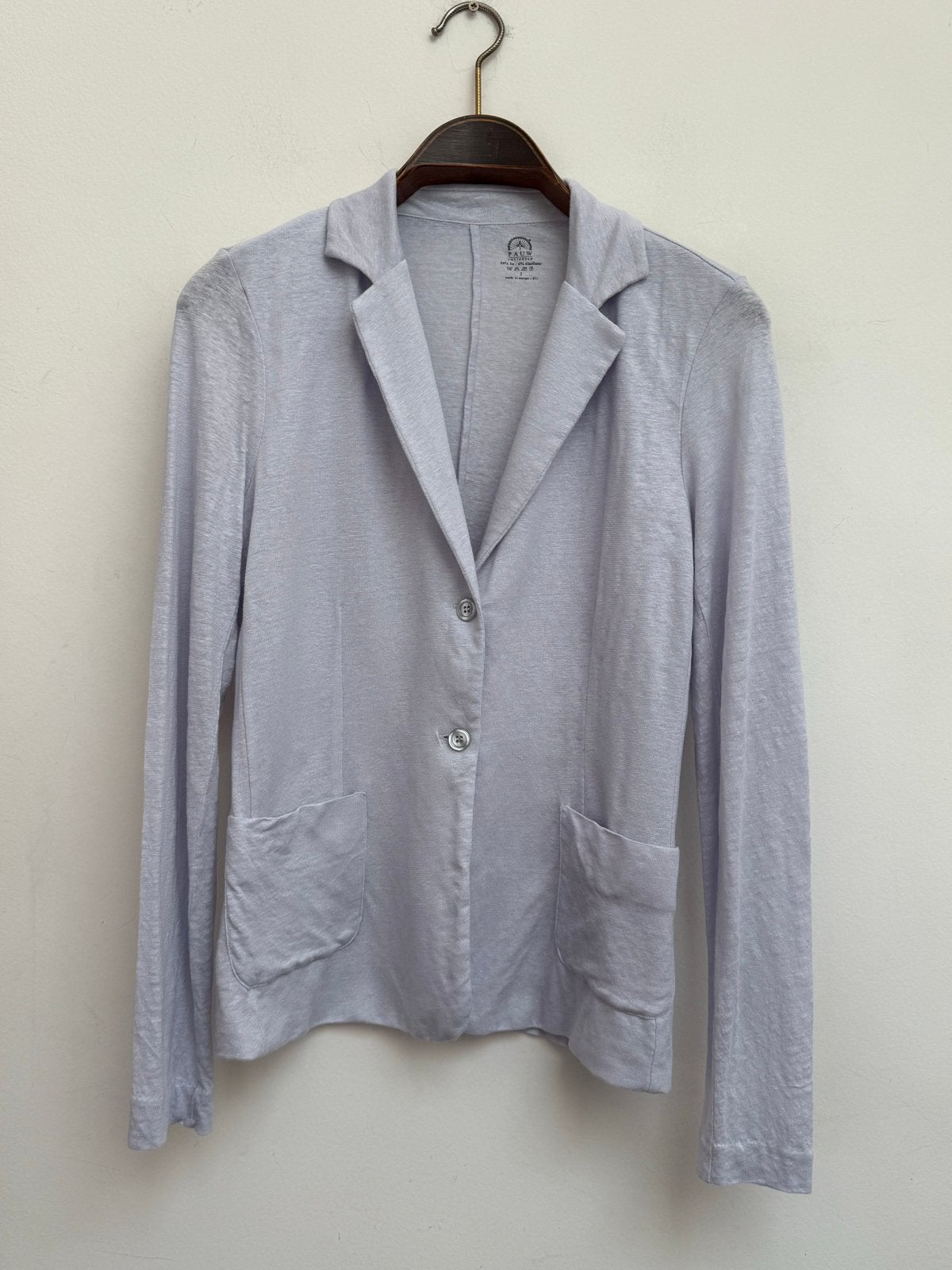Pauw Amsterdam linnen blazer lichtblauw maat M, Maat 38/40 (M), Blauw, Ophalen of Verzenden, Zo goed als nieuw
