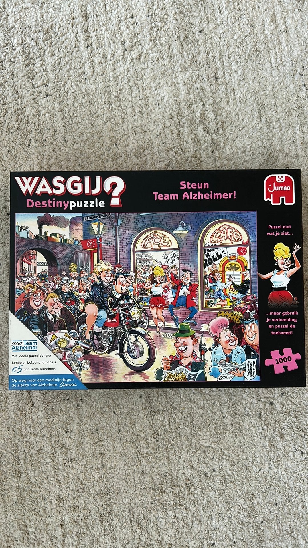 Wasgij puzzel 1000 stukjes, Ophalen of Verzenden, 500 t/m 1500 stukjes, Gebruikt