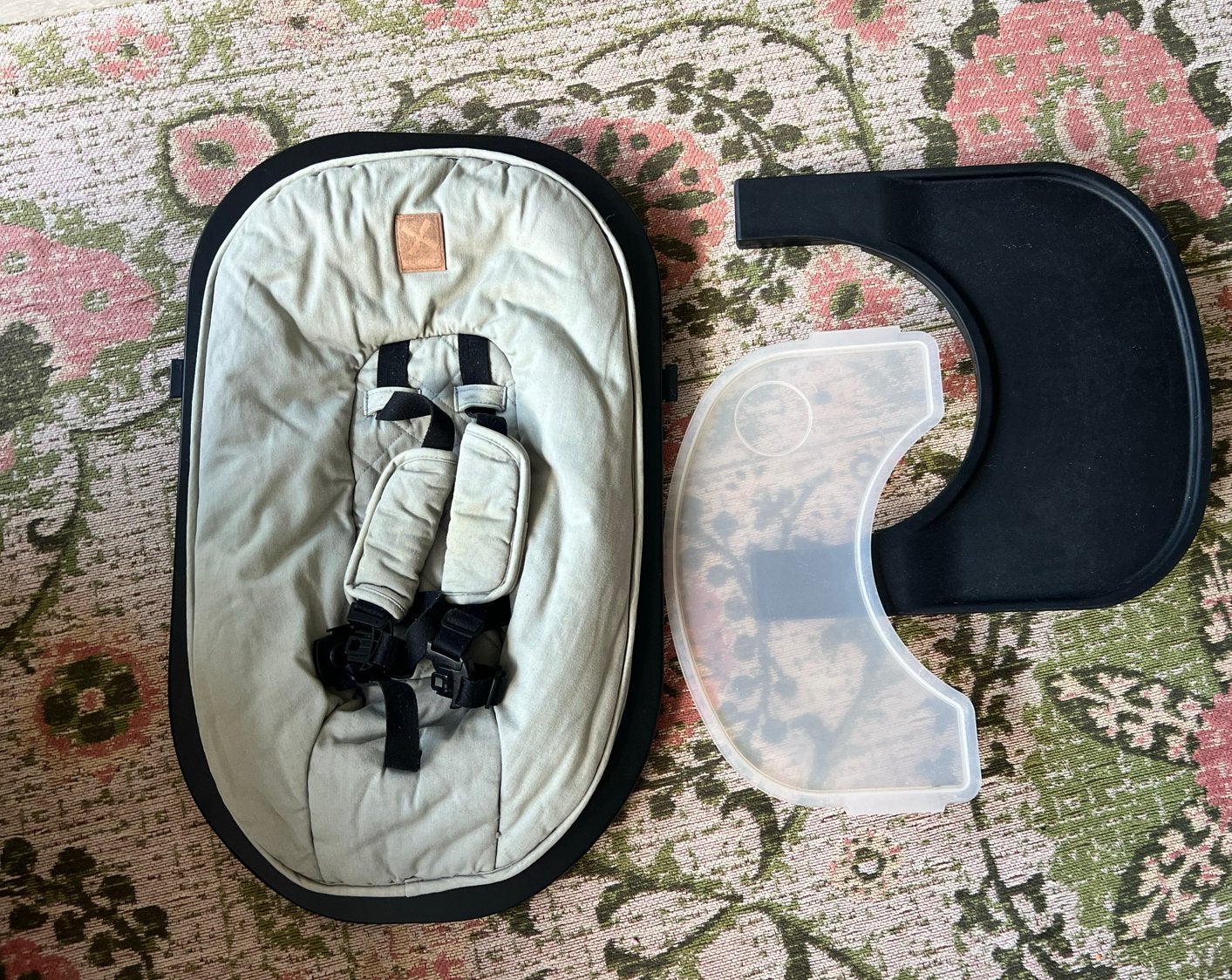 Kidsmill Newborn set met eetblad en gordel., Ophalen, Gebruikt, Overige typen, Afneembaar eetblad