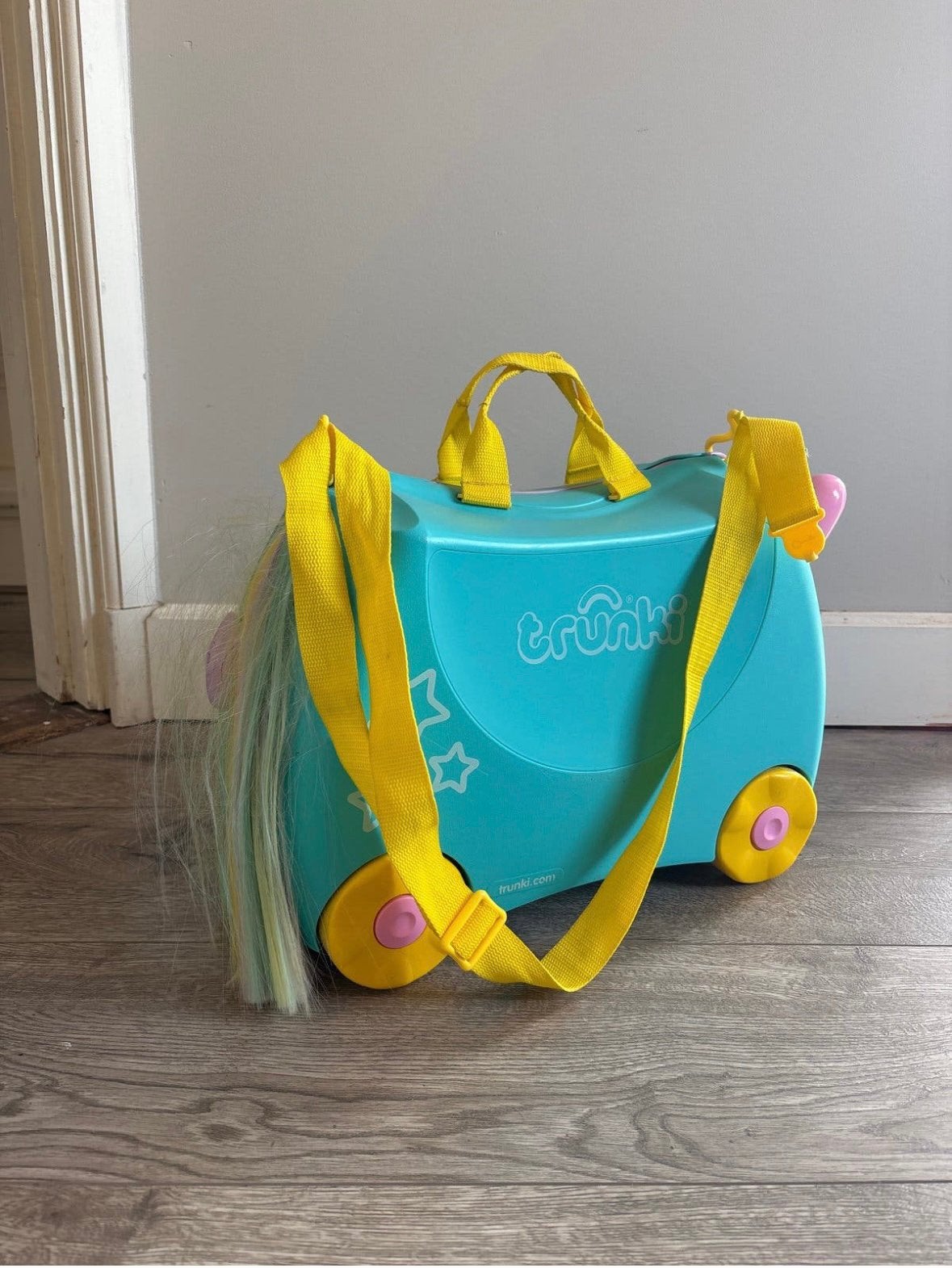 Trunki eenhoorn kinderkoffer, Minder dan 40 cm, Minder dan 35 cm, Minder dan 20 cm, Zo goed als nieuw