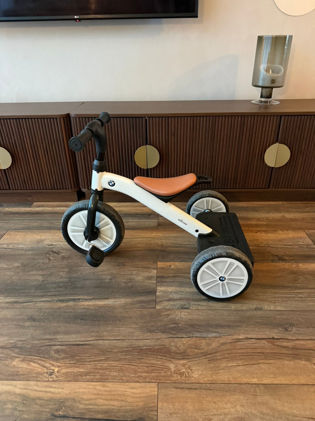 BMW driewieler wit/ creme fiets, Fietsen en Brommers, Ophalen, Zo goed als nieuw