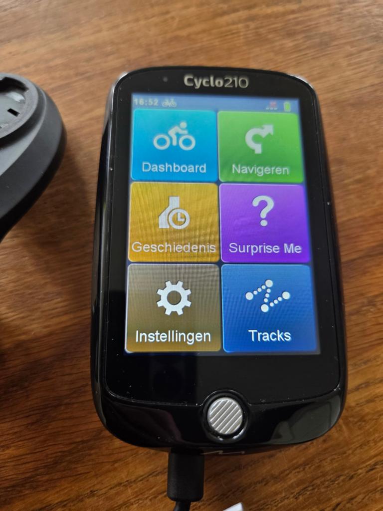 Mio Cyclo 210 Fietscomputer met GPS en Navigatie, Fietsen en Brommers, Fietsaccessoires | Fietscomputers, Ophalen of Verzenden