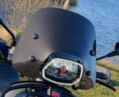 Laag windscherm carbon - Zo goed als nieuw, Ophalen of Verzenden, Zo goed als nieuw, Overige typen, Overige merken