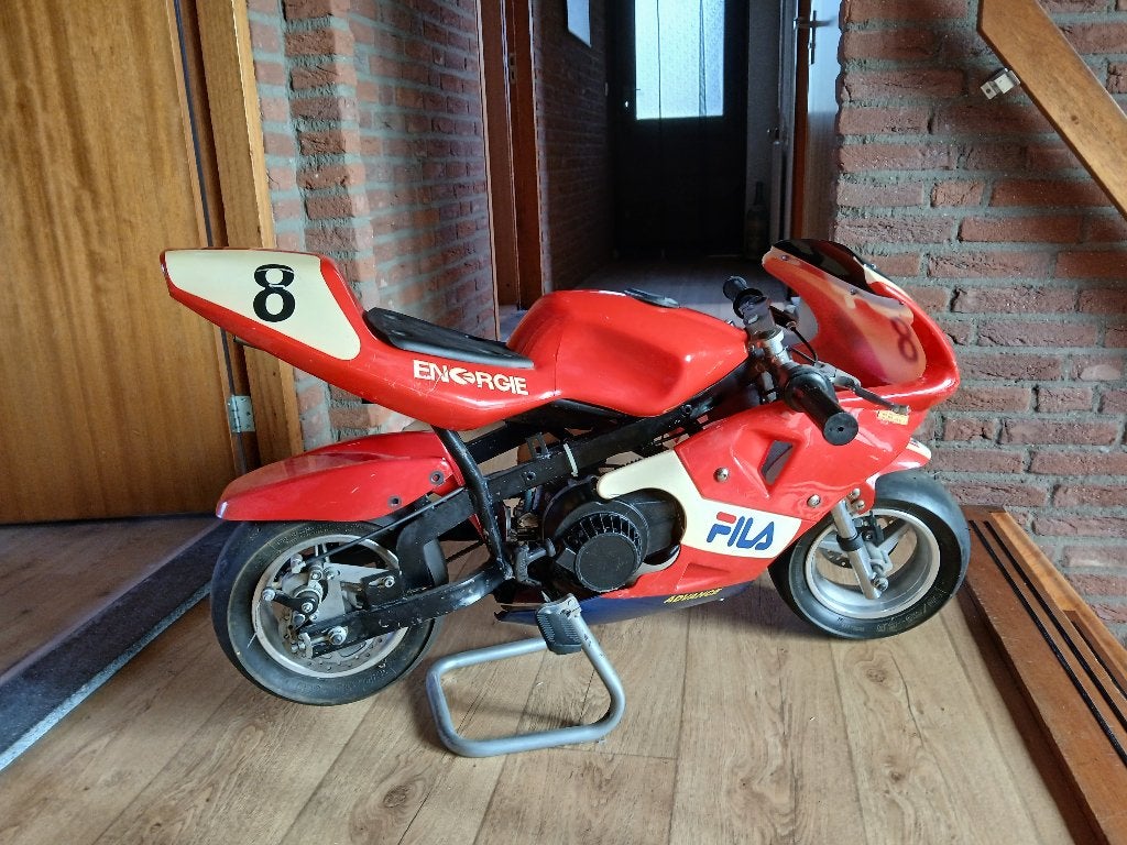 ducati minibike, honda repsol , rossi blata cyclone chopper, Overige typen, Zo goed als nieuw, 50 cc, Ophalen