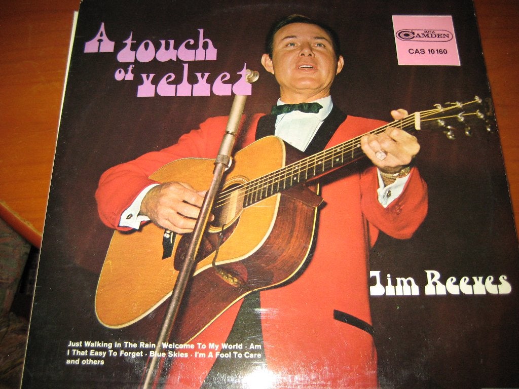 LP, Jim Reeves: A touch of velvet (NO23), Ophalen of Verzenden, Zo goed als nieuw, LP