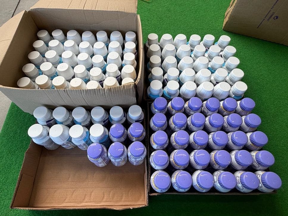 Bijna 223 flesjes Nitricia Nutridrink en Paediasure Fibre, Ophalen of Verzenden