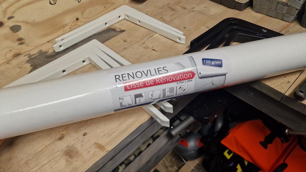 Renovlies behang glad, Huis en Inrichting, Stoffering | Behang, Ophalen
