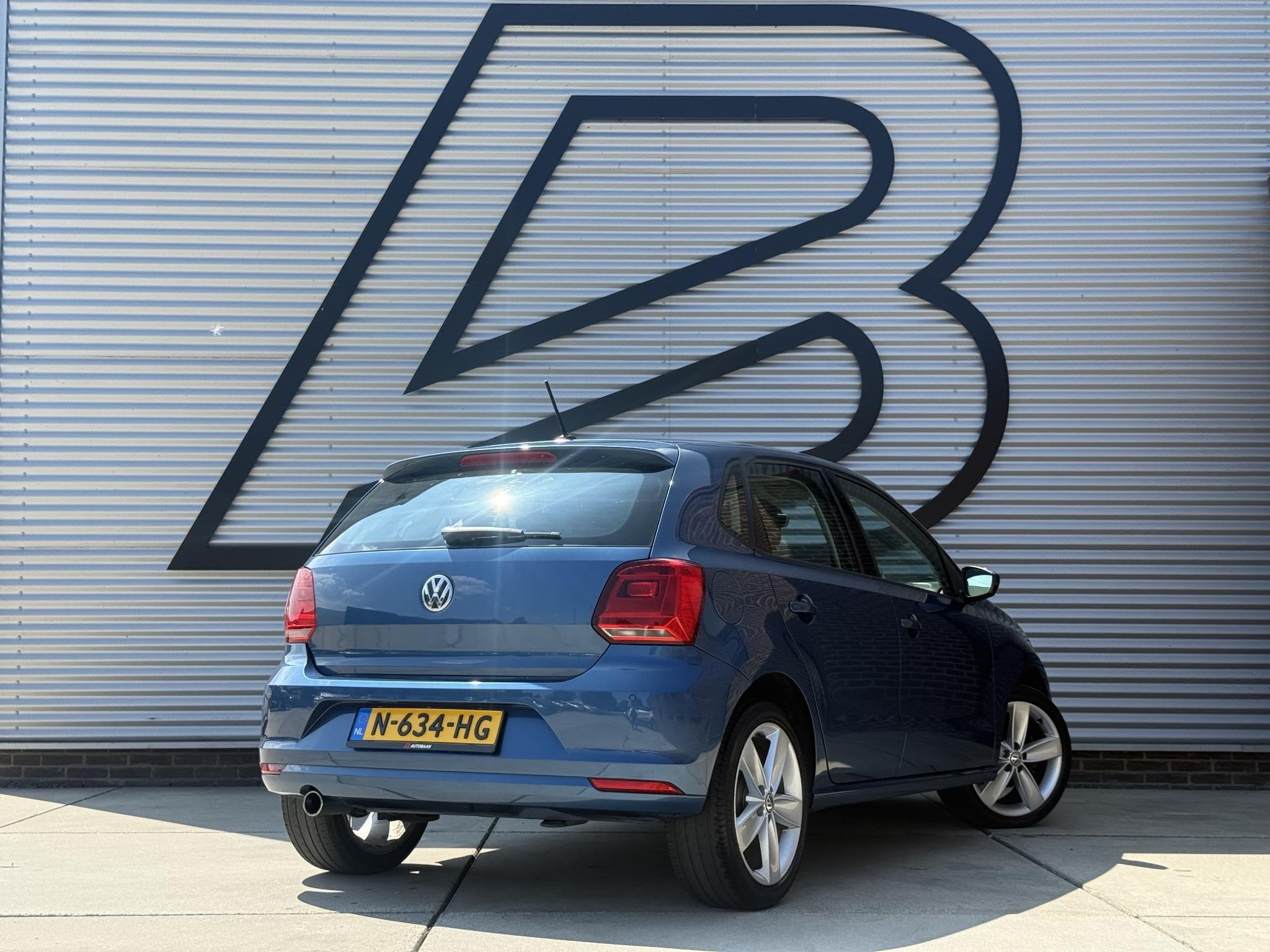 Volkswagen Polo 1.0 Comfortline Business R 1e Eigenaar|Navi|, Stof, Blauw, Bedrijf, Handgeschakeld