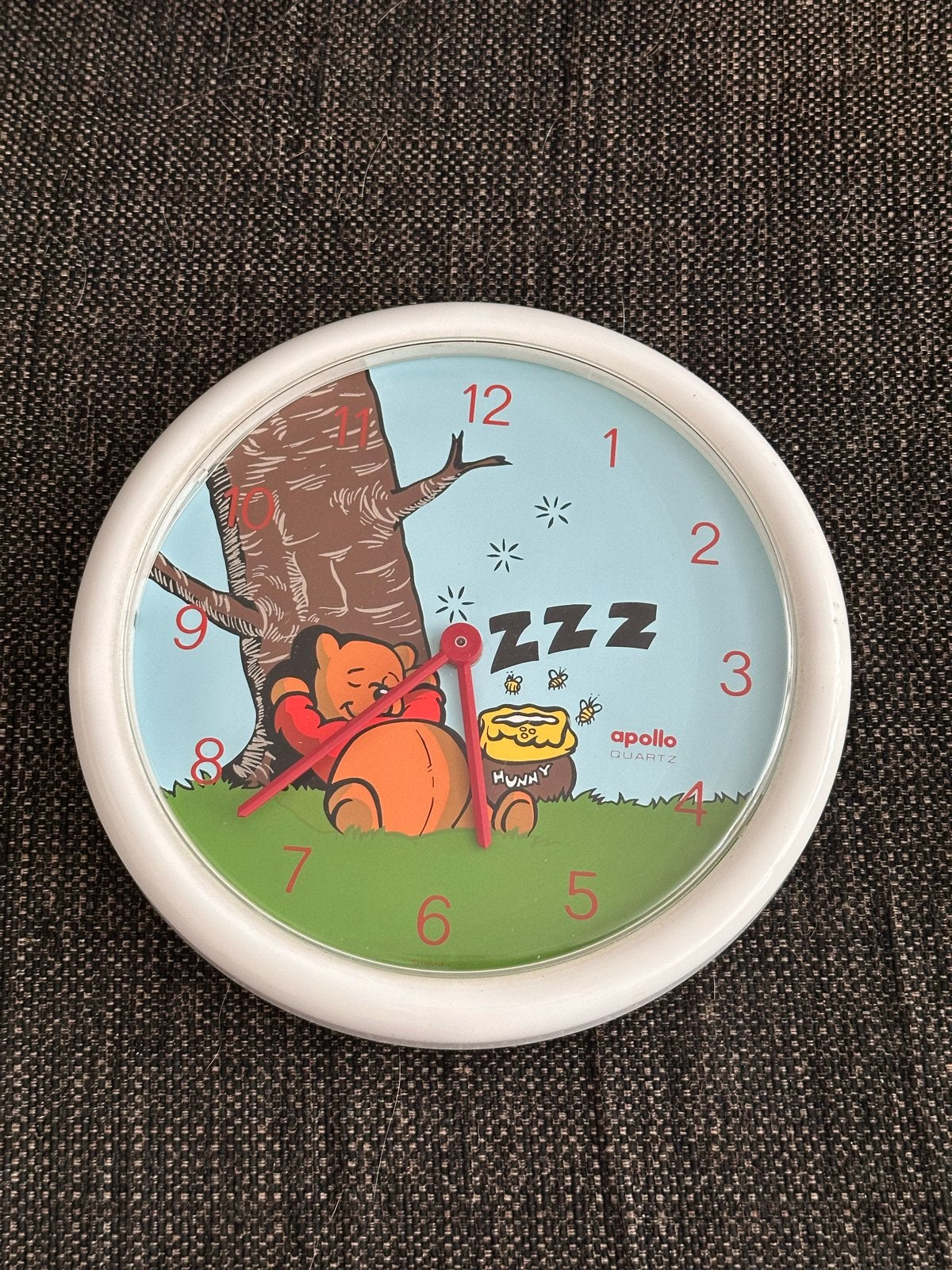 Winnie de Pooh Apollo Quartz wandklok, Ophalen, Gebruikt, Analoog, Wandklok