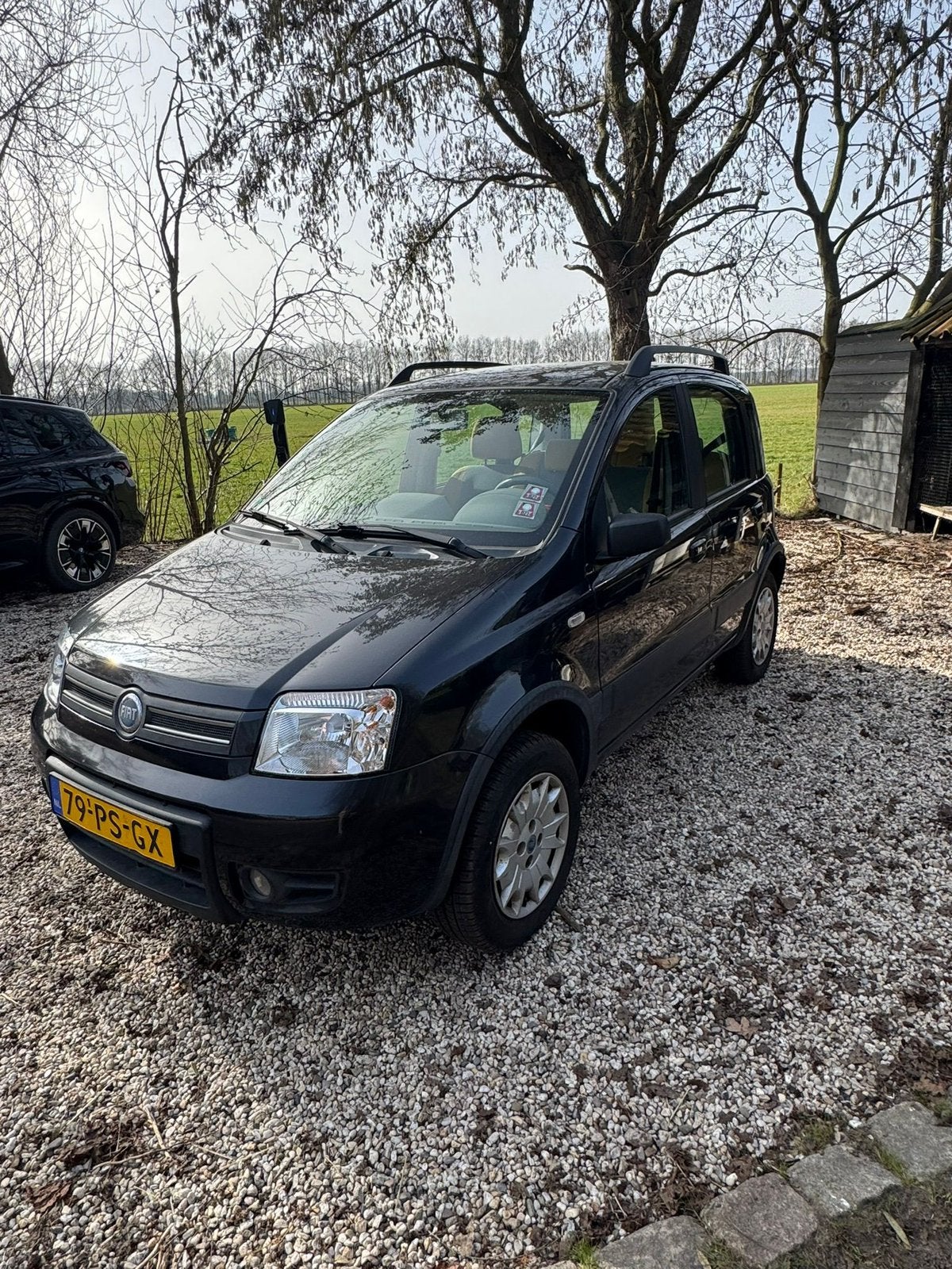 Fiat Panda 1.2 4X4 2004 Zwart, Auto's, Fiat, 15 km/l, Zwart, Origineel Nederlands, Handgeschakeld