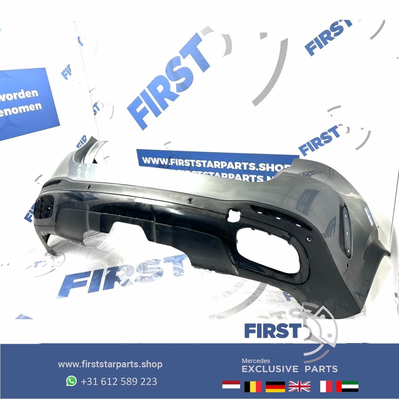 A1678851103 W167 V167 GLE 43 53 AMG ACHTERBUMPER GLE43 GLE53, Gebruikt, -, Ophalen of Verzenden, Achter