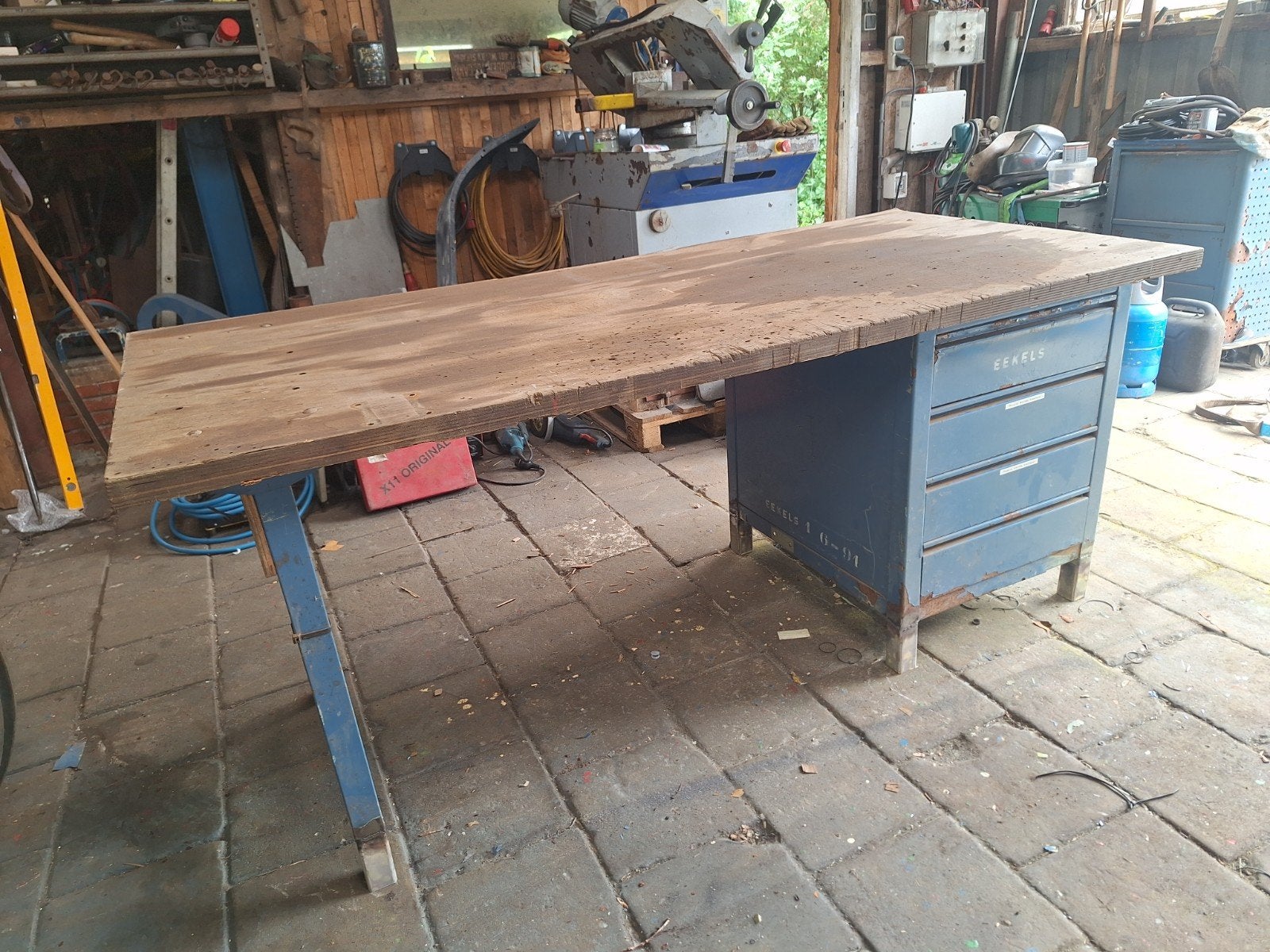 Werkbank., Ophalen, Gebruikt, 170 cm of meer