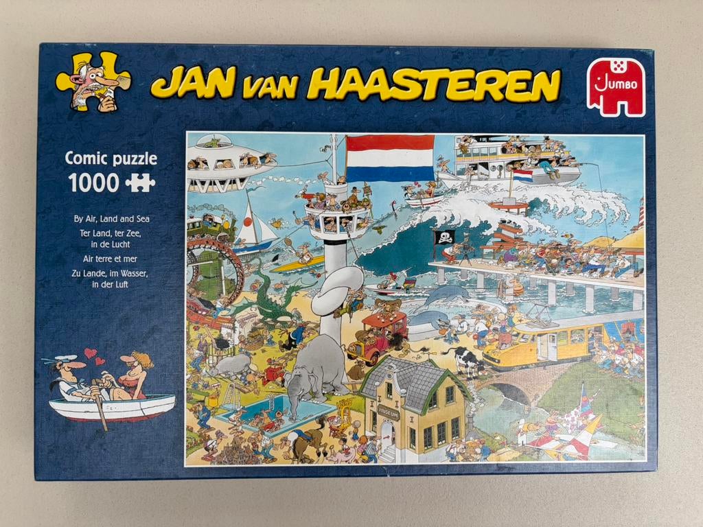 Jan van Haasteren - Ter land, ter zee en in de lucht, Ophalen of Verzenden, 500 t/m 1500 stukjes, Zo goed als nieuw