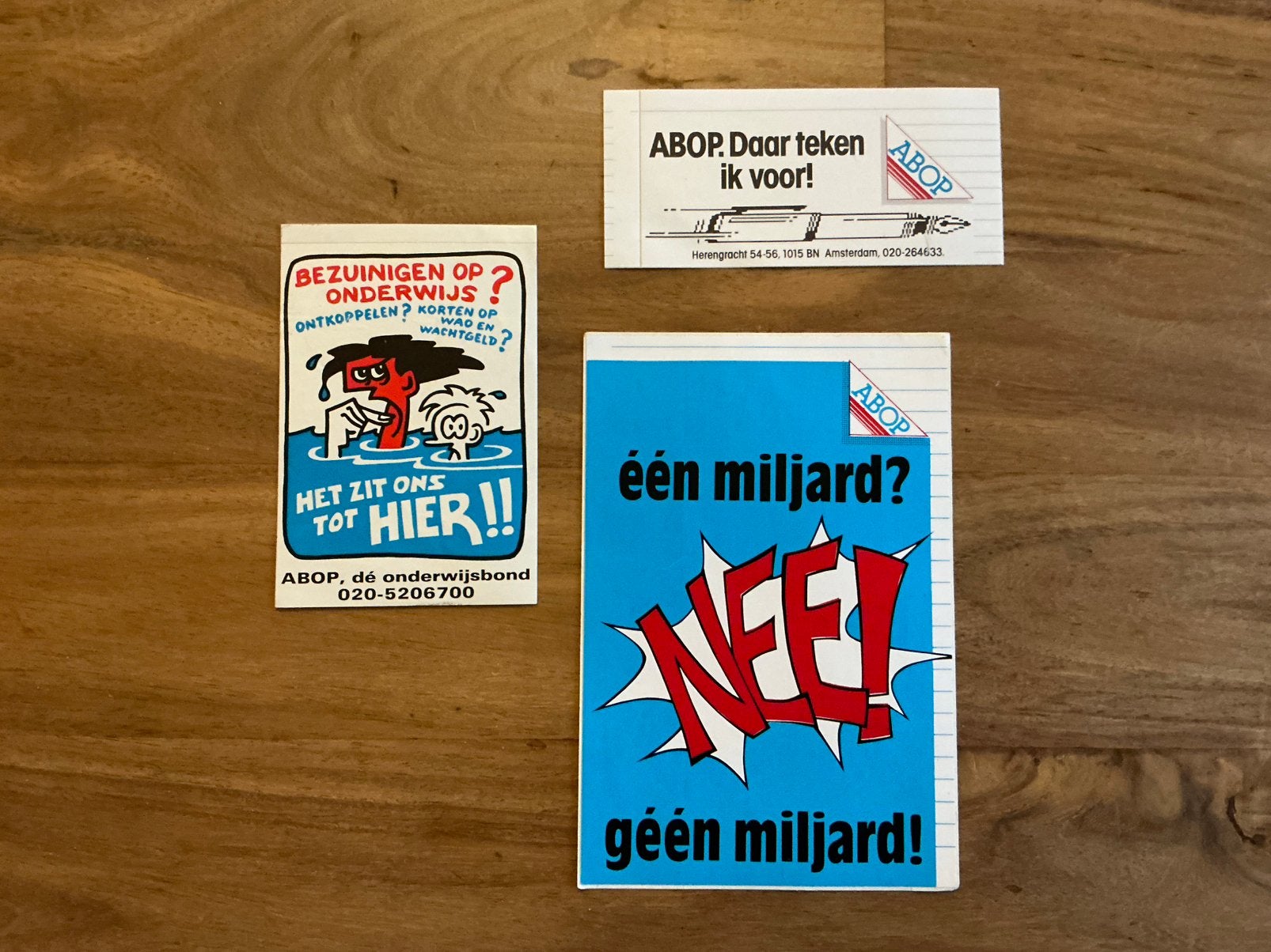 Stickers ABOP, Ophalen of Verzenden, Zo goed als nieuw