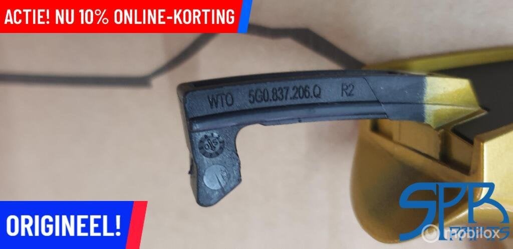 GOLF 7 LR1X KEYLESS Deurgreep Rechtsvoor PORTIERGREEP RECHTS, Volkswagen, Nieuw, Ophalen of Verzenden, Volkswagen