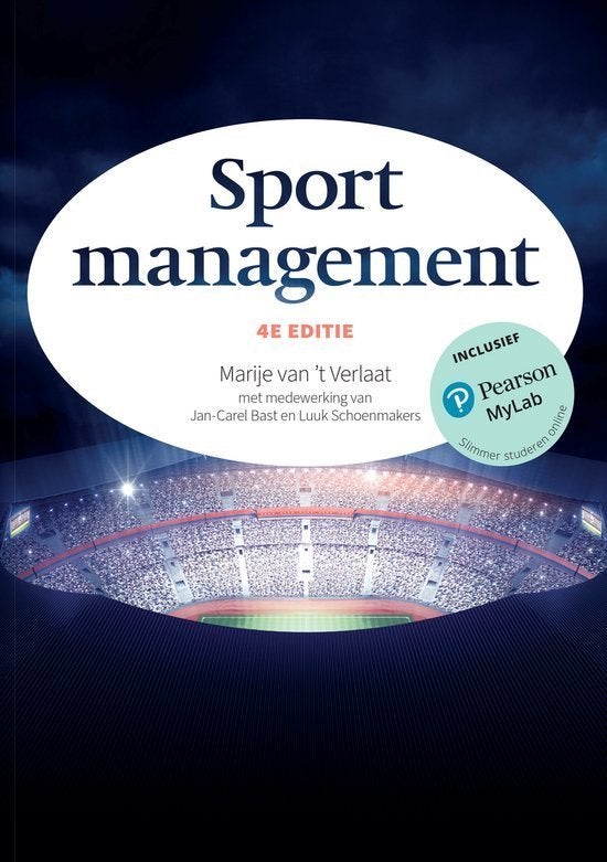Sportmanagement, Boeken, Ophalen of Verzenden, Beta, Zo goed als nieuw, HBO