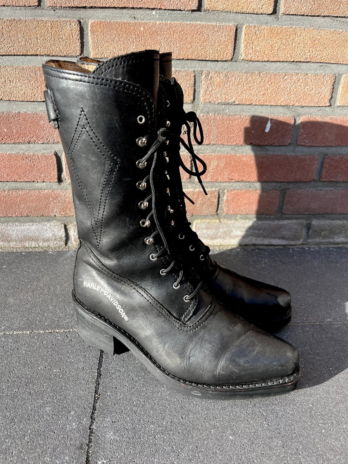 Harley Davidson dames motorlaarzen, maat 41, Hoge laarzen, Zwart, Ophalen of Verzenden, Gedragen