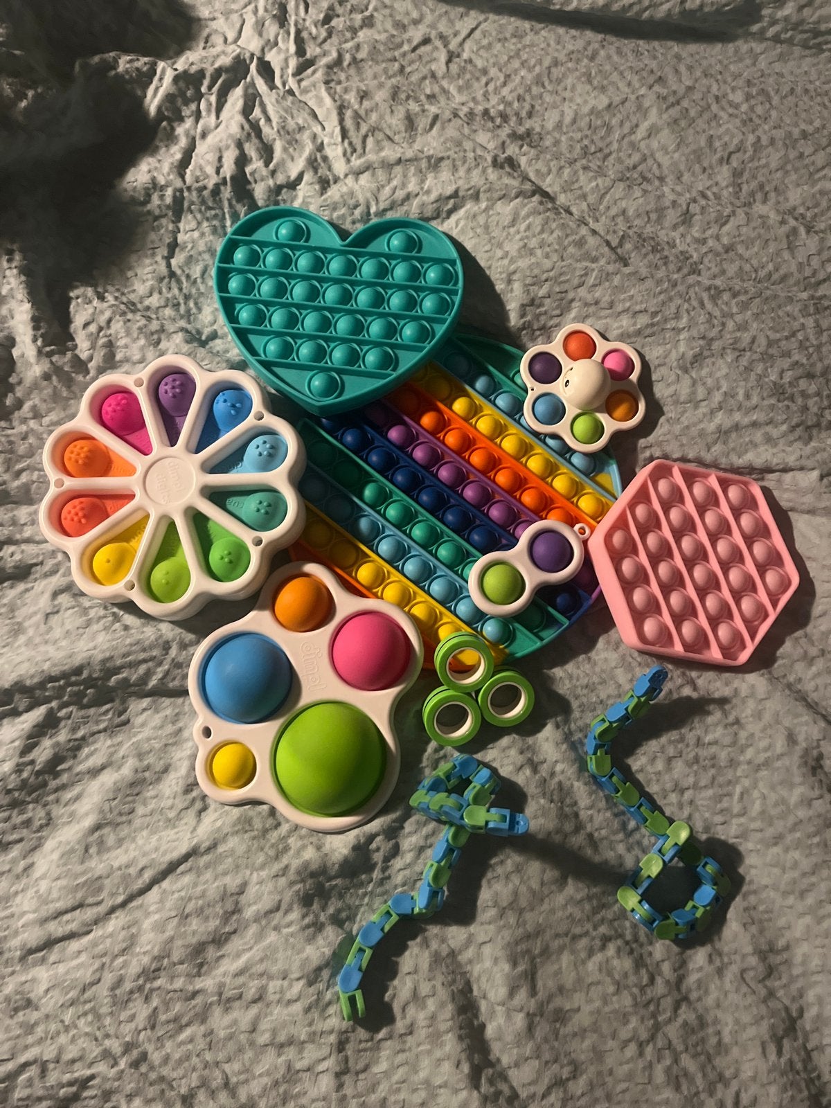 Diverse Fidget Toys Set - Stressvermindering en Plezier, Ophalen of Verzenden, Zo goed als nieuw, Jongen of Meisje
