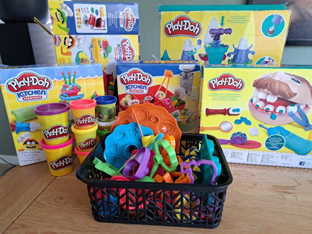 Heel veel play doh, Ophalen, Gebruikt, Knutselen