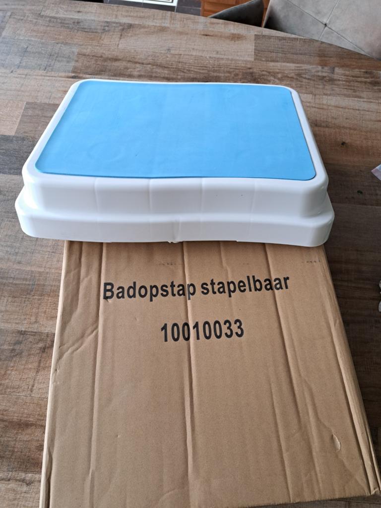 Bad opstap 10 cm hoogte, antislip, Ophalen of Verzenden, Hout