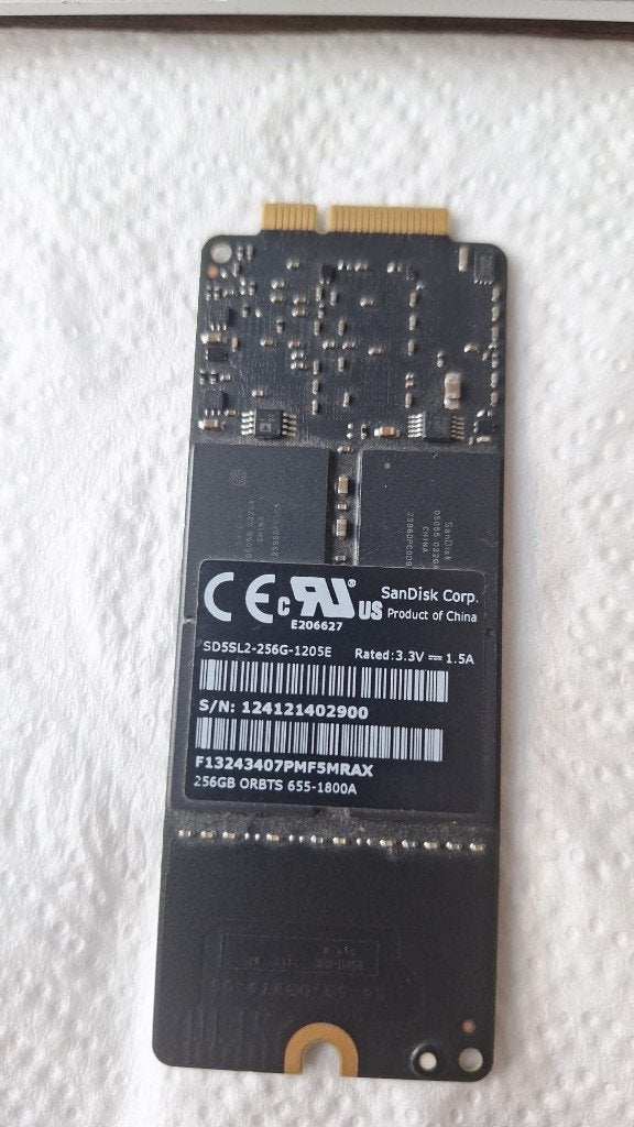 Apple HDD 256GB SSD For Macbook, Intern, SSD, Refurbished, Laptop