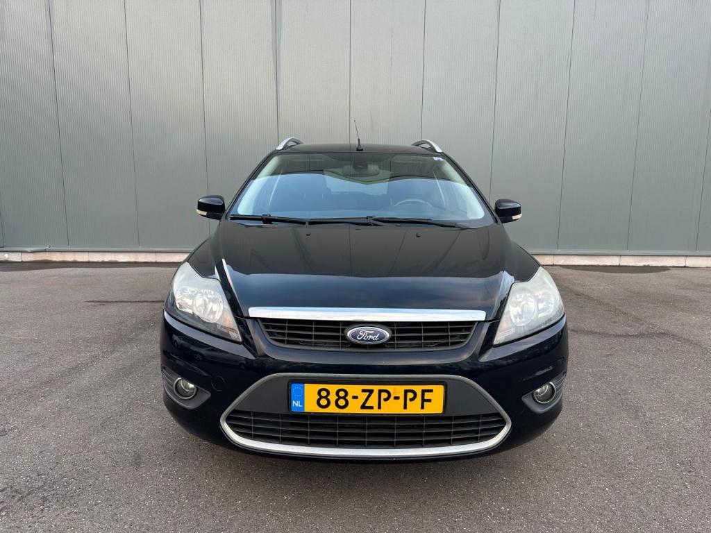 Ford FOCUS Wagon 1.6 Titanium CLIMA | NAVI | ONDERHOUDSBOEKJ, Auto's, 1596 cc, 4 cilinders, 635 kg, Zwart