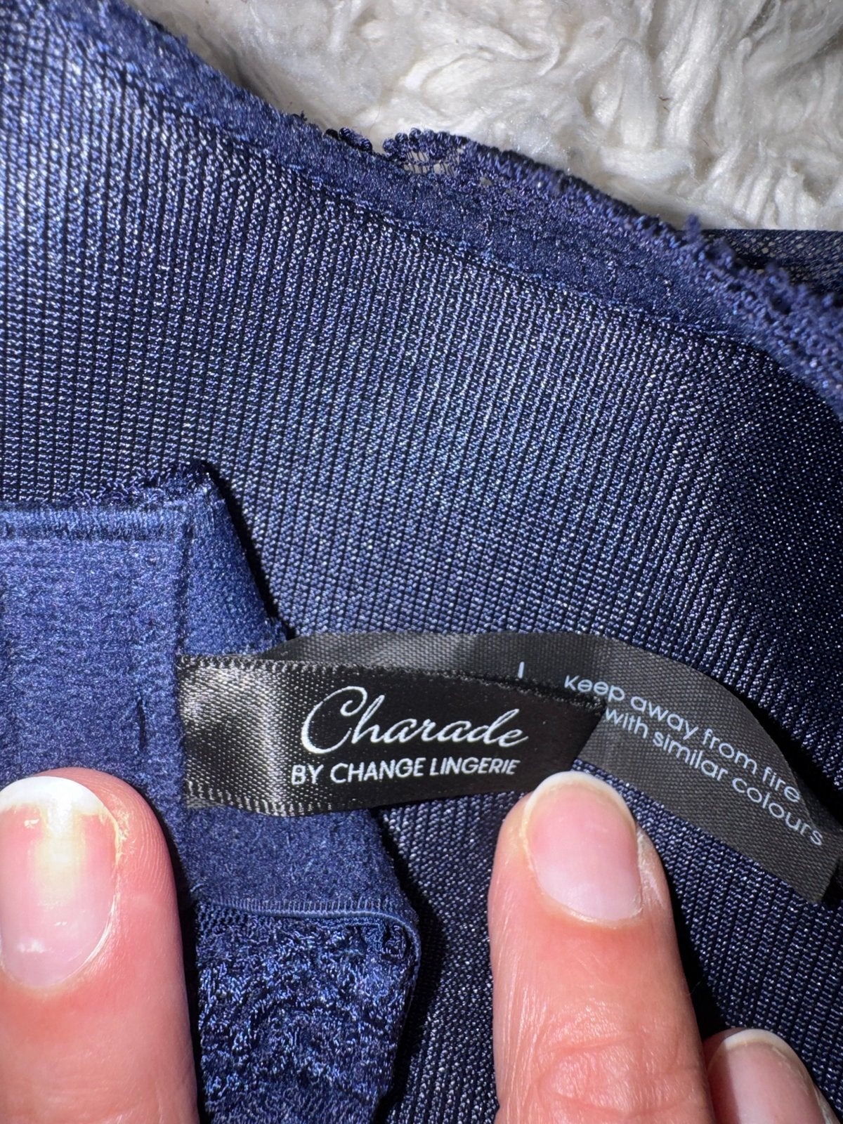 Charade by Change Lingerie BH - Blauw kant (70J), Ophalen of Verzenden, Blauw, BH