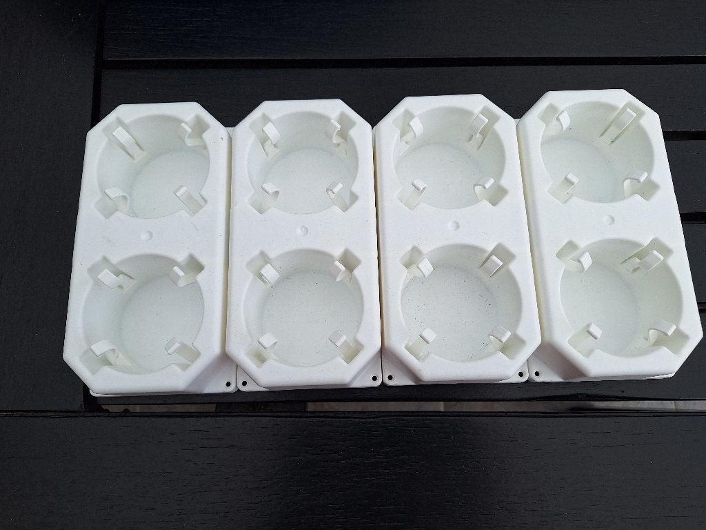 Caravan bekerhouders plastic 4x, Caravans en Kamperen, Ophalen of Verzenden, Nieuw