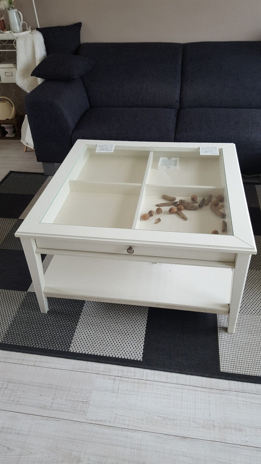 Salontafel, Ophalen, Zo goed als nieuw, Rechthoekig, 75 cm of meer