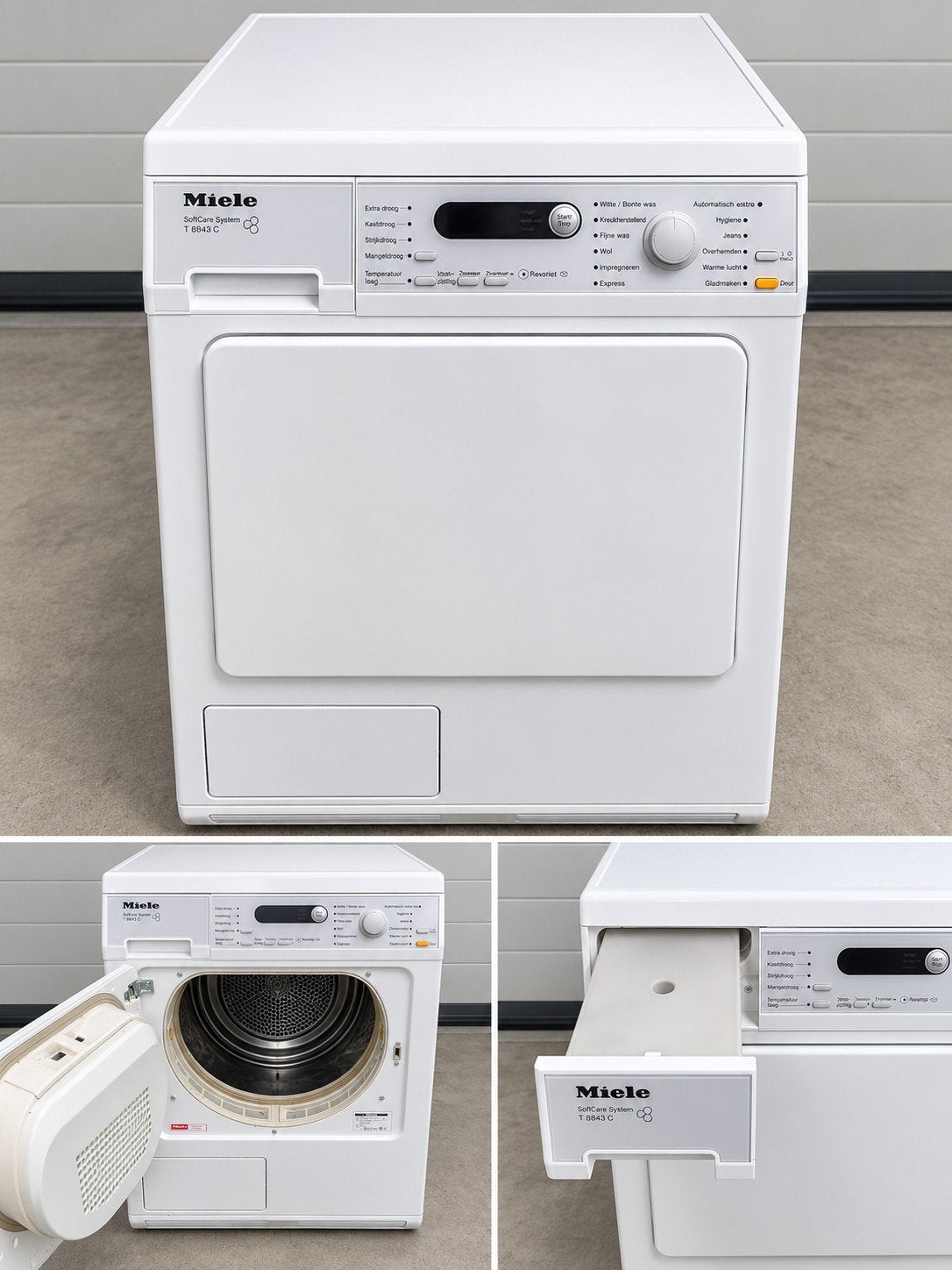 Miele T 8843 C Condensdroger – 3 MAANDEN GARANTIE, Ophalen of Verzenden