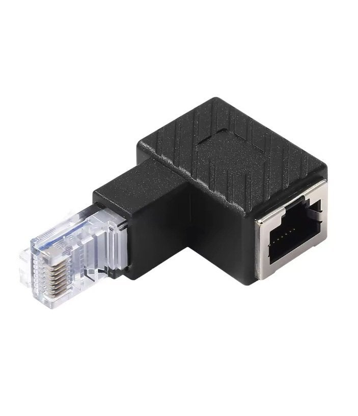 90 Graden RJ45 Converter Ethernet Netwerk Kabel Model Haaks, Ophalen of Verzenden, Nieuw