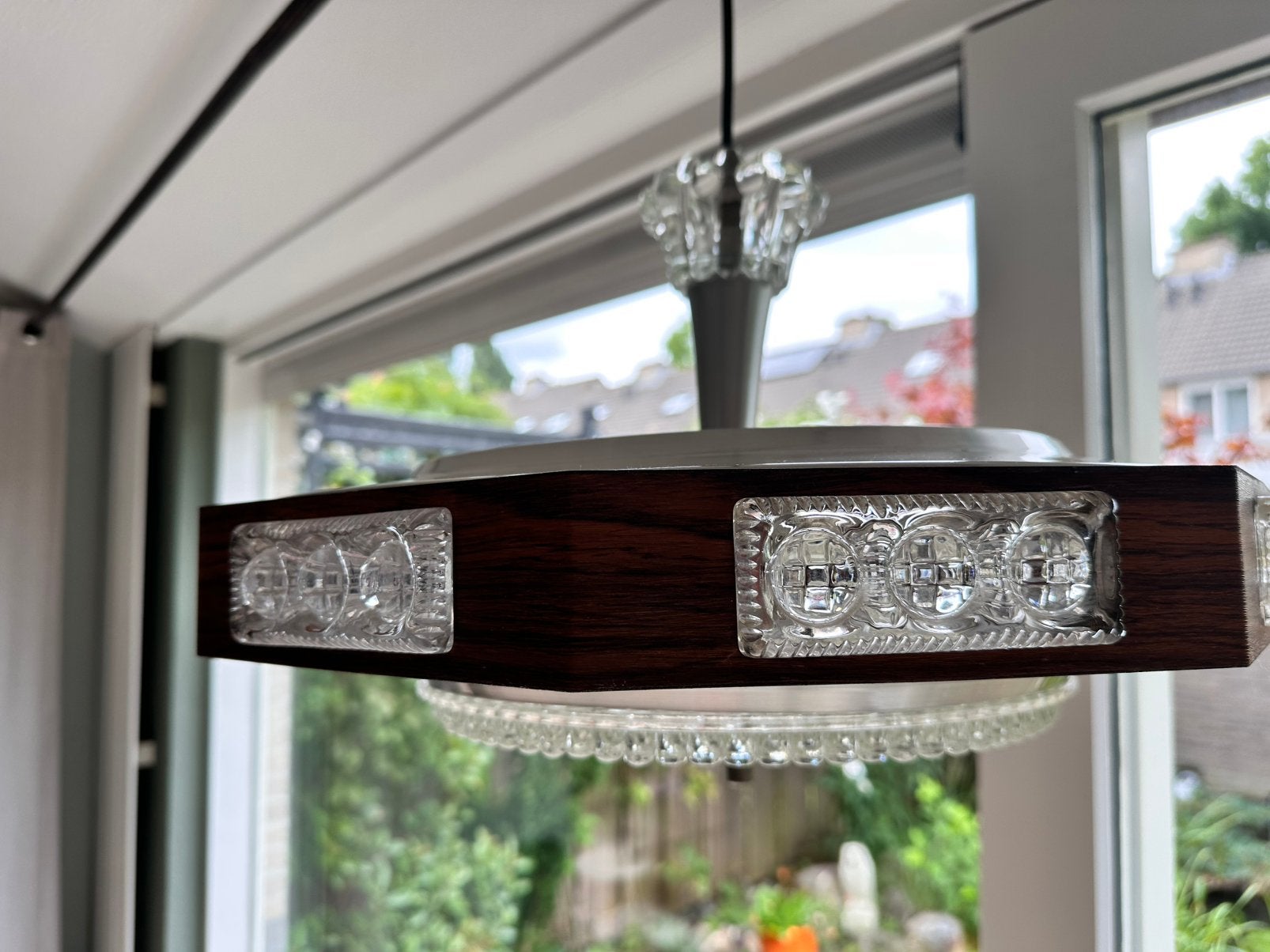Vintage UFO lamp., Ophalen, Zo goed als nieuw
