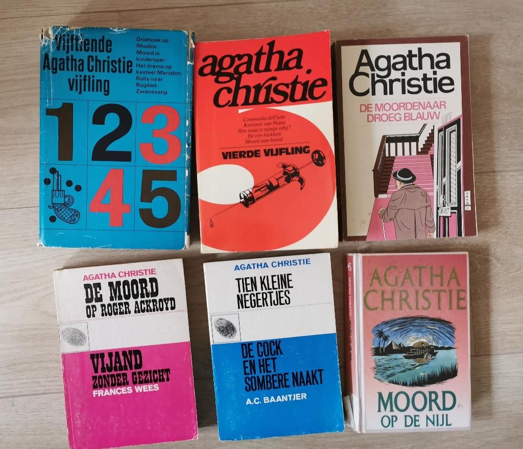 159... agatha christie ; 6 boeken, Ophalen of Verzenden, Zo goed als nieuw
