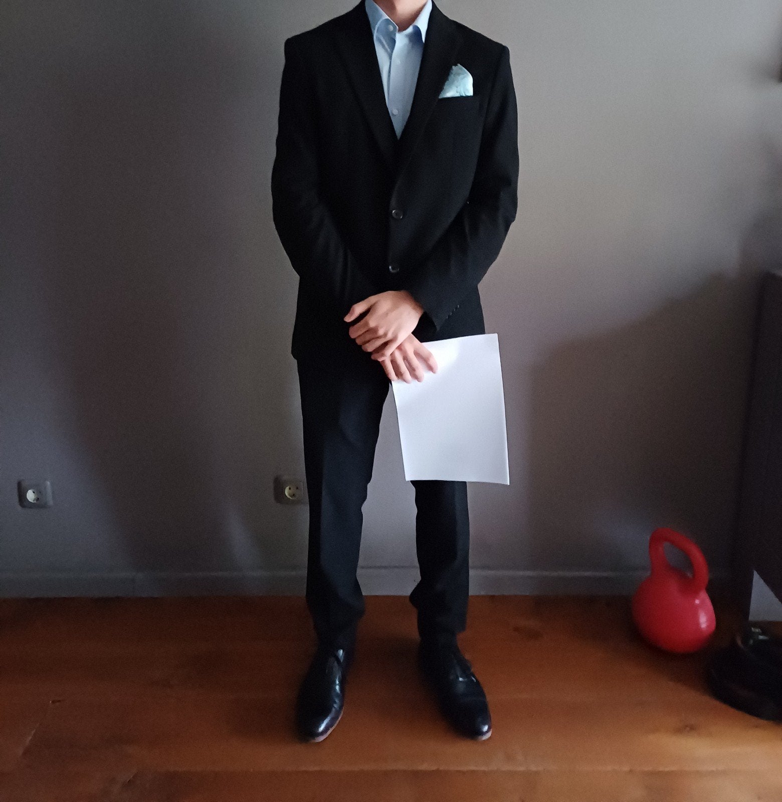 Compleet pak mt 46 pochet zwart Manfield schoenen leer mt 41, Zwart, Zo goed als nieuw, Trouwpak, C&A