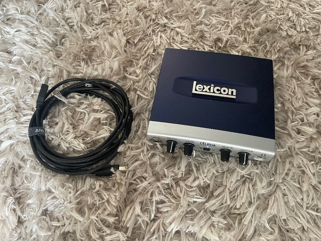 Lexicon alpha geluidskaart audio interface, Ophalen of Verzenden, Gebruikt, Extern, Lexicon