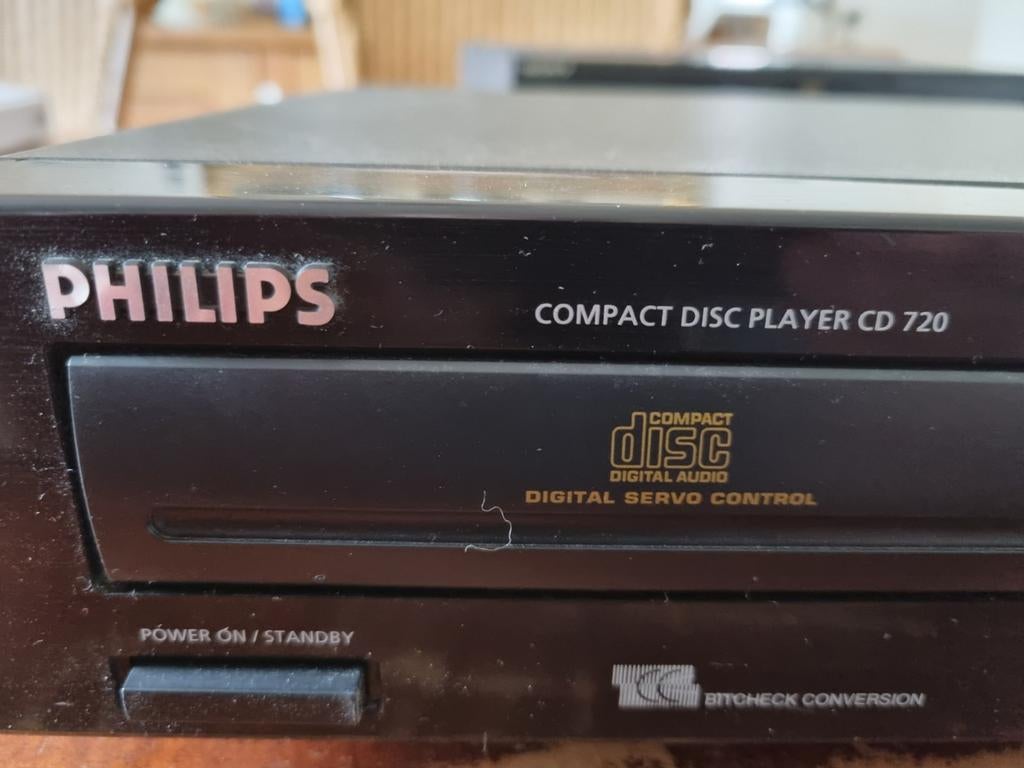 Philips Compact Disc Player CD 720, Audio, Tv en Foto, Ophalen of Verzenden, Philips