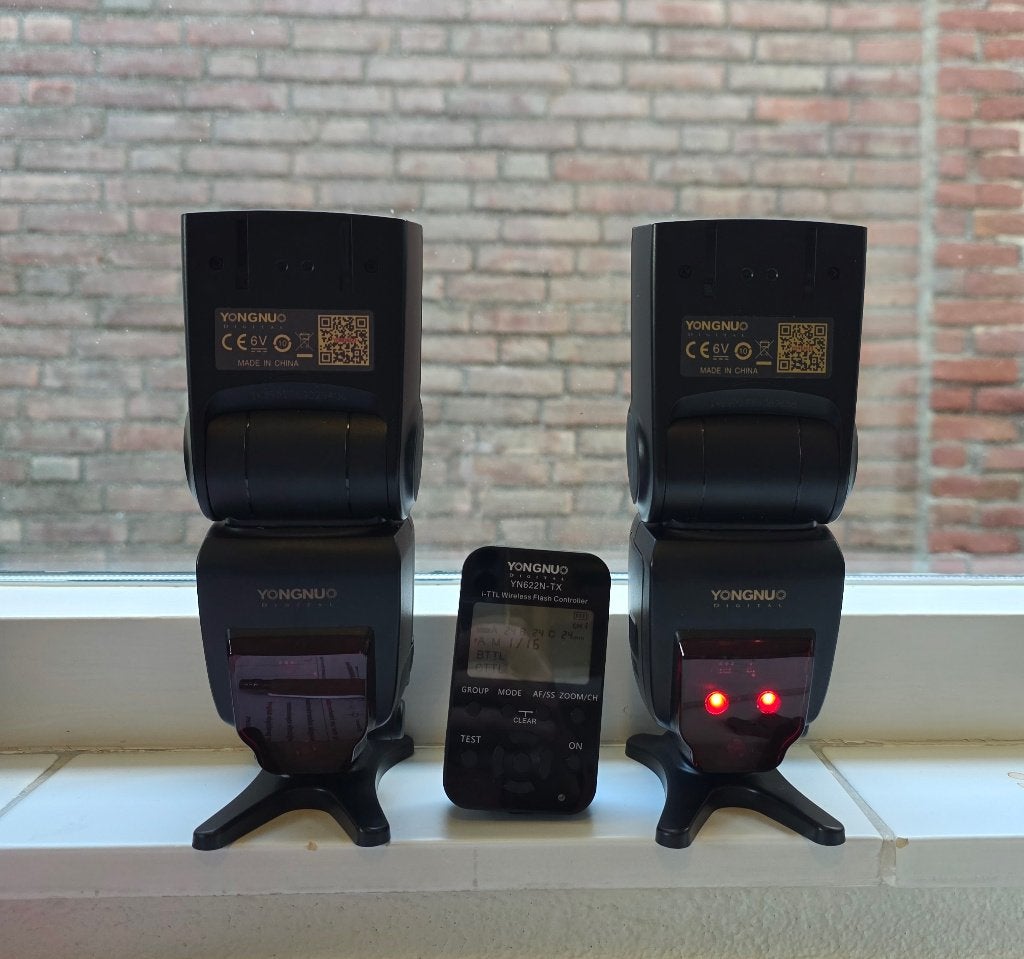 Yongnuo YN-685 TTL X2 en YN-622N-TX i-TTL Trigger Nikon, Nikon, Yongnuo, Externe flitser, Ophalen of Verzenden