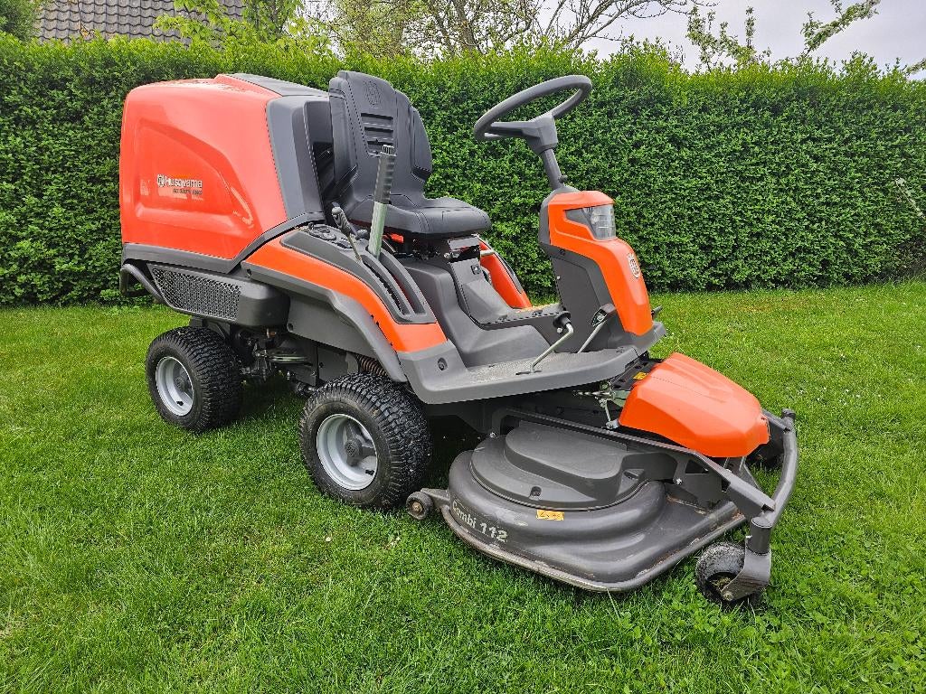 Husqvarna RC320Ts AWD, Ophalen of Verzenden, Zo goed als nieuw, 90 tot 120 cm, Opvangbak