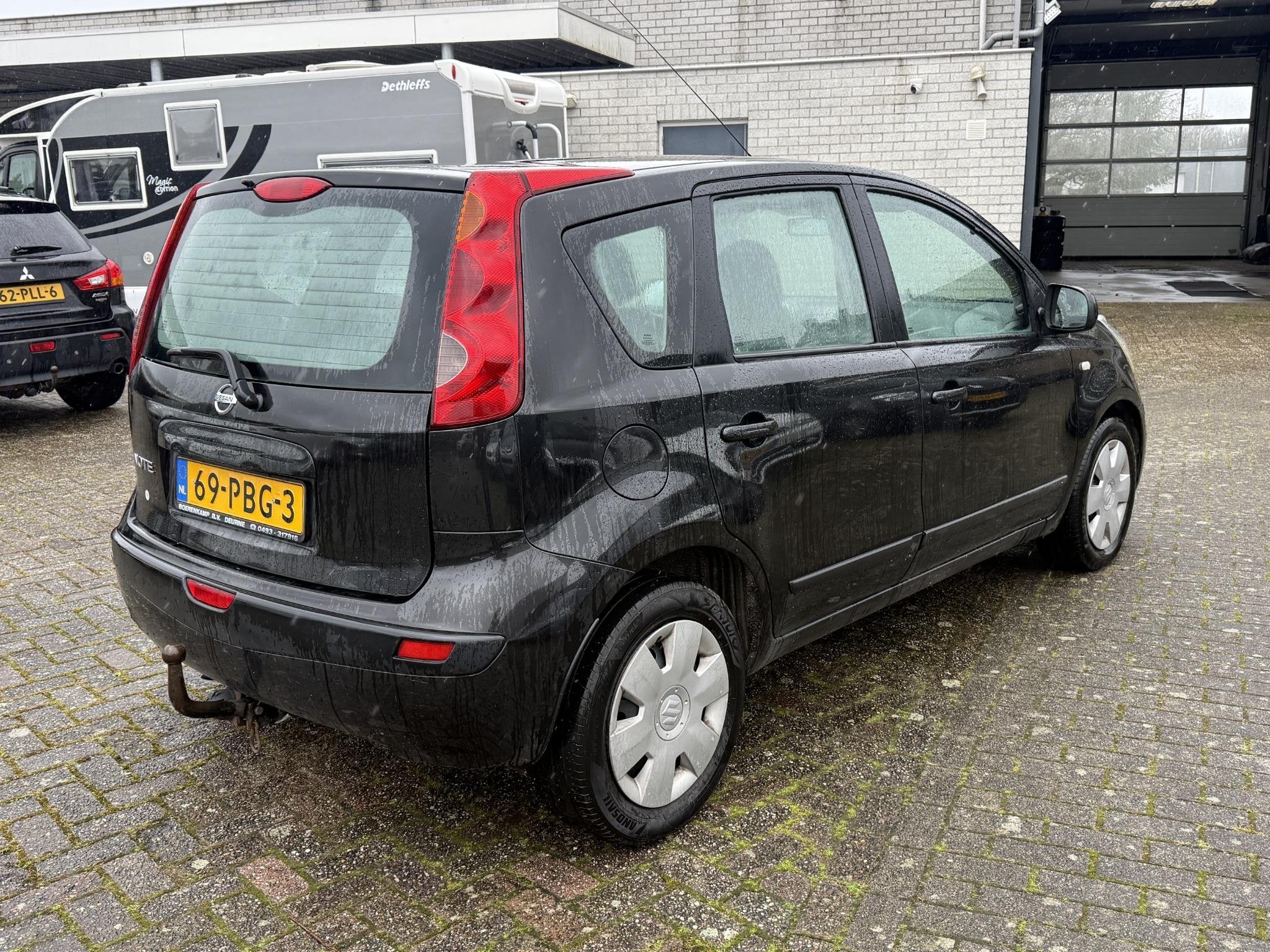 Nissan Note 1.4 Pure | Trekhaak | HANDEL/EXPORT PRIJS, Voorwielaandrijving, Stof, 4 cilinders, Zwart