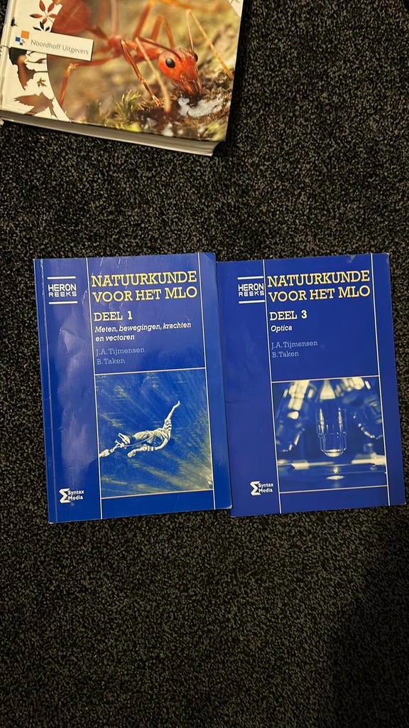 Natuurkunde voor het MLO deel 1,2 en 3, Ophalen of Verzenden, Zo goed als nieuw, Overige niveaus, Natuurkunde