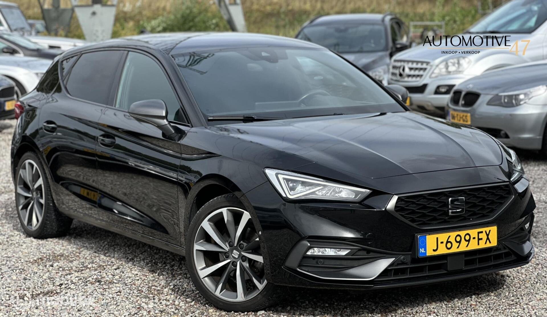 Seat Leon 1.5 eTSI FR Launch Edition, Auto's, 4 cilinders, 150 pk, Zwart, Bedrijf